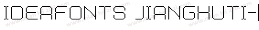 ideafonts jianghuti字体转换